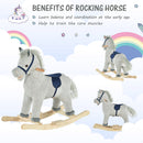 Deluxe Wooden Rocking Horse for Toddlers Ages 3-5 Magic Cars 2