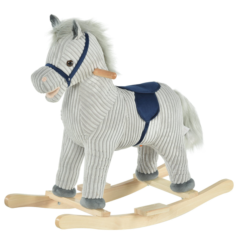 Deluxe Wooden Rocking Horse for Toddlers Ages 3-5 Magic Cars Variant 0