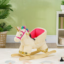Kids Rocking Unicorn Horse with Realistic Sounds and Safety Belt Magic Cars 7