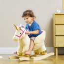 Kids Rocking Unicorn Horse with Realistic Sounds and Safety Belt Magic Cars 8