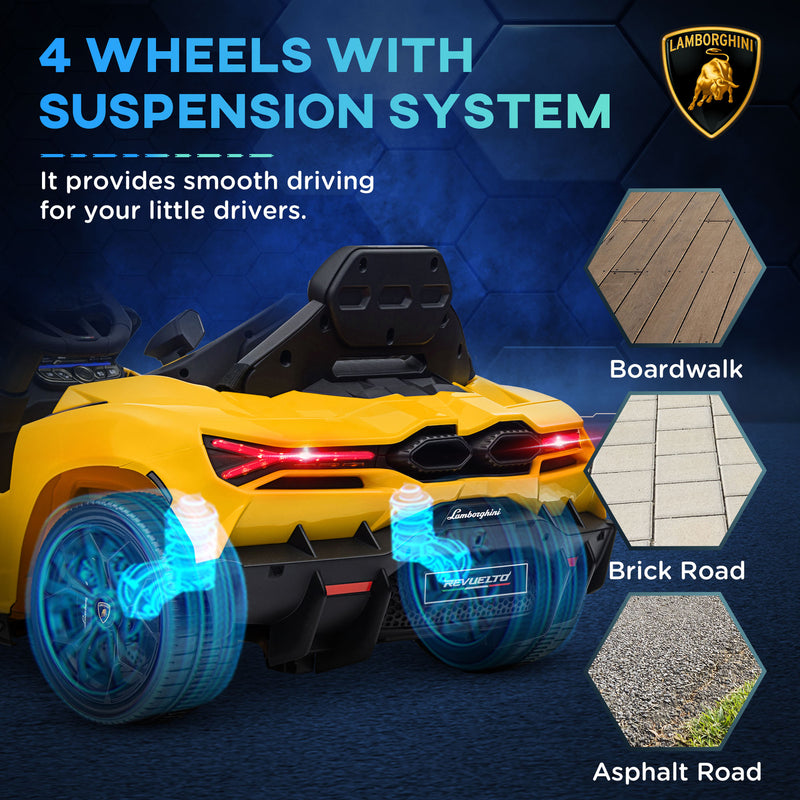 Licensed 12V Lamborghini Revuelto Kids Electric Battery-Powered Ride-On Car Magic Cars 2
