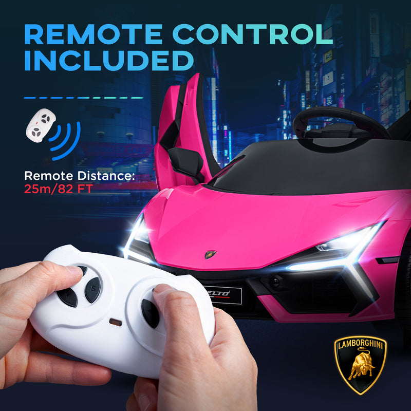 Licensed Lamborghini Revuelto Kids Ride-On Car with Suspension Magic Cars 21