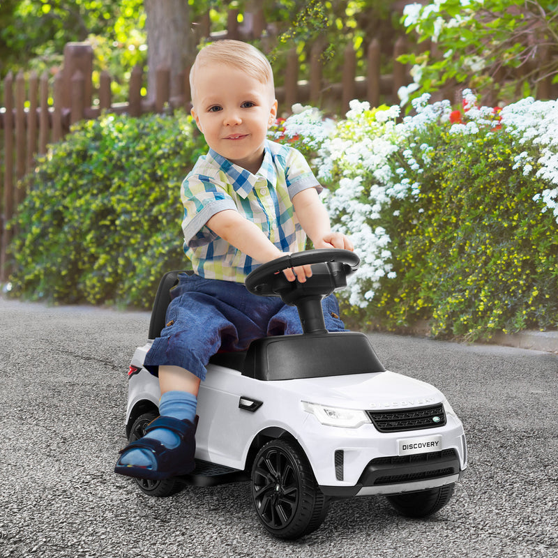 6V Licensed Land Rover 2-in-1 Battery-Powered Ride-On and Push Sliding Car Magic Cars 8