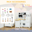 Large Play Kitchen with Complete Set of Modern Pretend Appliances Magic Cars 3