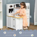 Large Play Kitchen with Complete Set of Modern Pretend Appliances Magic Cars 5