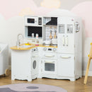 Large Play Kitchen with Complete Set of Modern Pretend Appliances Magic Cars 7
