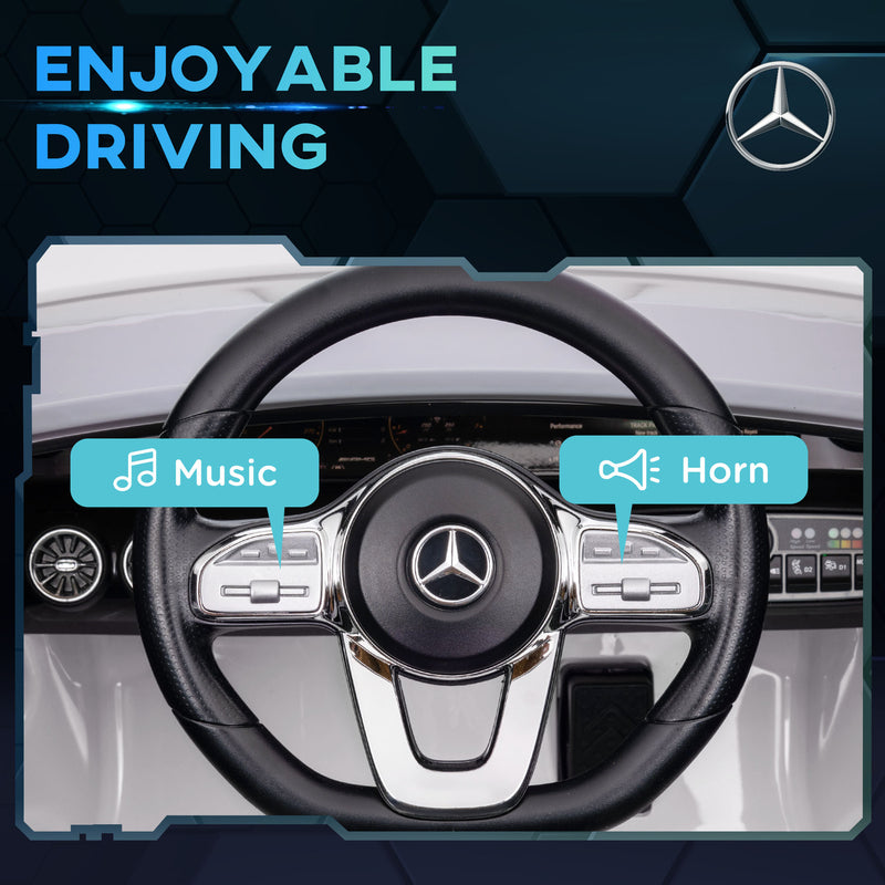 Licensed 12V Mercedes-Benz AMG CLA 45 Electric Ride-On Car for Kids with Battery Power Magic Cars 2