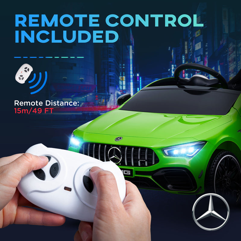 Licensed 12V Kids Electric Mercedes-Benz AMG CLA 45 Battery-Powered Ride-On Car Magic Cars 1