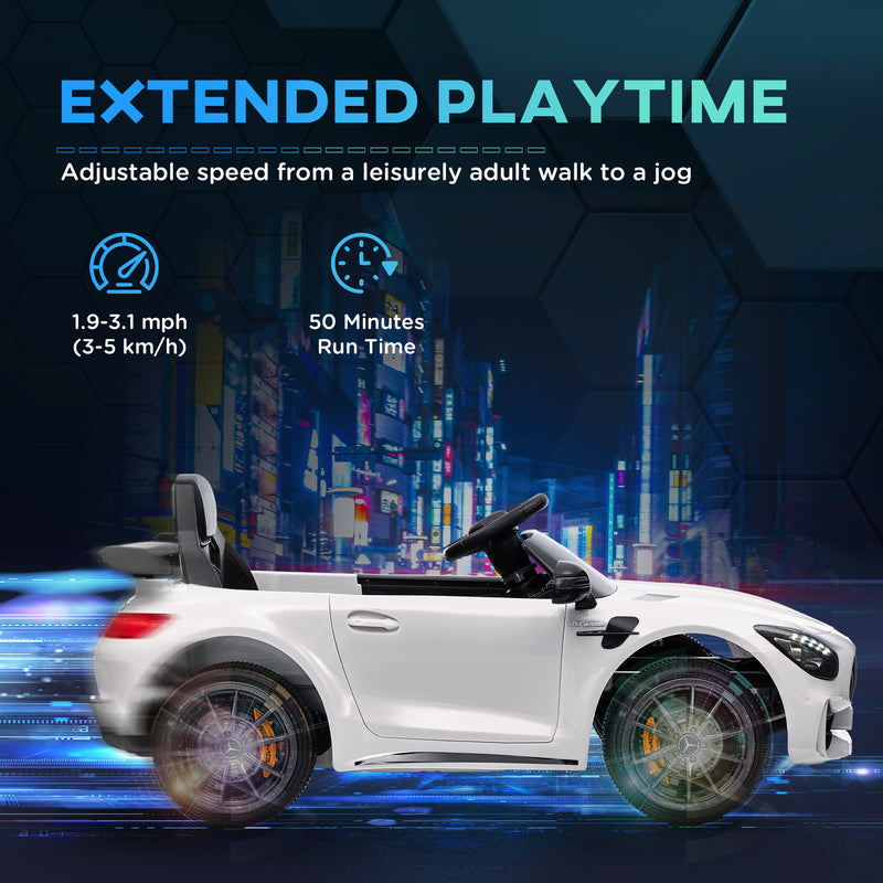 Licensed 12V Mercedes-Benz AMG GTR Kids Ride-On Car with Remote Control Magic Cars 9