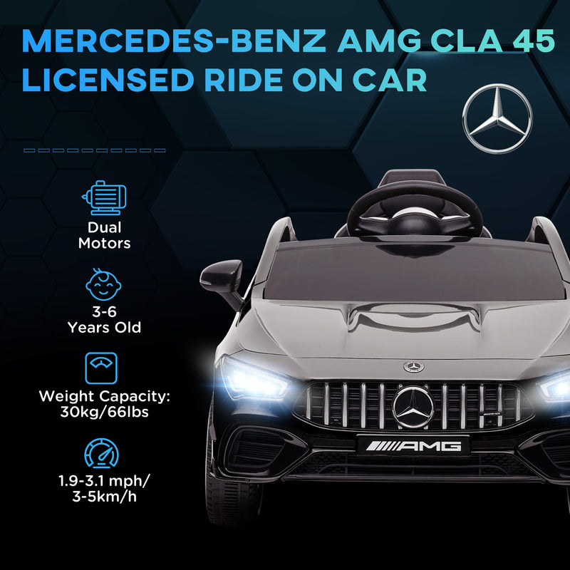 Licensed Mercedes AMG 12V Electric Ride-On Car for Kids with Remote Control Magic Cars 16