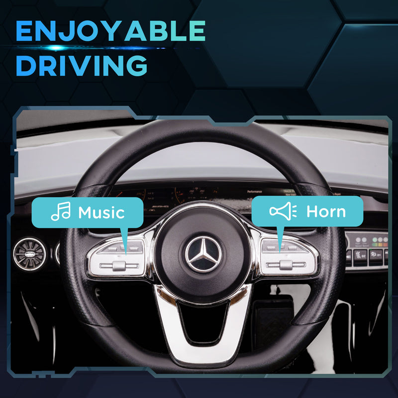 Licensed Mercedes AMG 12V Electric Ride-On Car for Kids with Remote Control Magic Cars 18