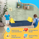 Modular 6-Piece Kids Play Couch for Playroom and Bedroom Magic Cars 2