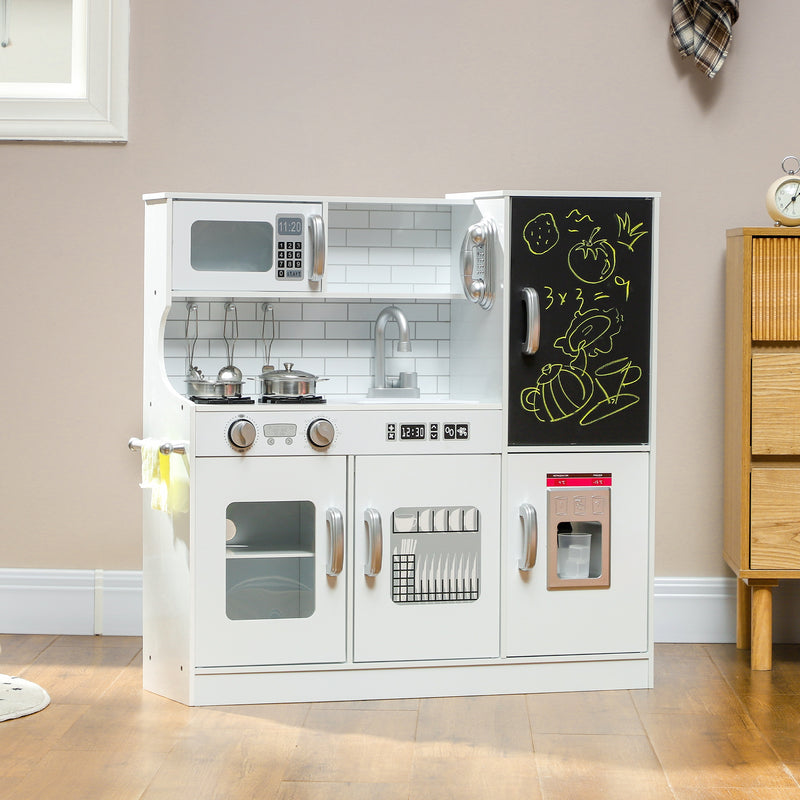 Kids Pretend Play Kitchen Set with Toy Phone Magic Cars 6