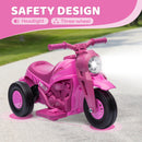 6V Electric Ride-On Bubble Car for Kids, 3-Wheeled Motorcycle with 2 MPH Speed Magic Cars 3