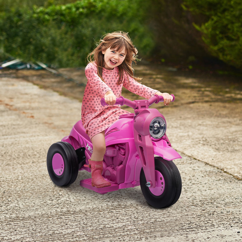 6V Electric Ride-On Bubble Car for Kids, 3-Wheeled Motorcycle with 2 MPH Speed Magic Cars 7