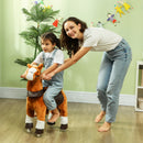 Deluxe Kids Ride-On Walking Horse Toy with Wheels Magic Cars 7