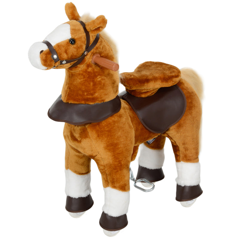 Deluxe Kids Ride-On Walking Horse Toy with Wheels Magic Cars 8