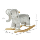 Kids Elephant Rocking Animal with Realistic Sounds Magic Cars 5