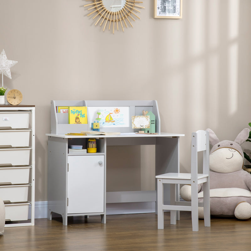 Toddler Desk and Chair Set Kids Writing and Study Table for Children Magic Cars 7