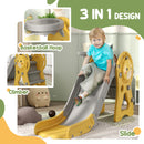 3-in-1 Toddler Indoor Slide with Basket for Kids Ages 1-3 Years Magic Cars 5