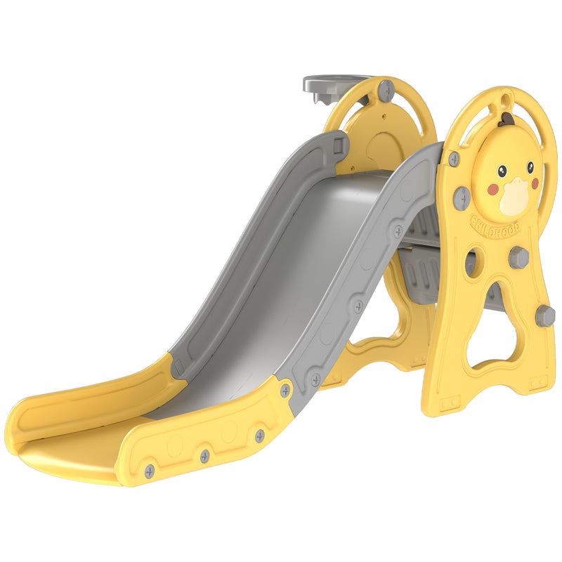 3-in-1 Toddler Indoor Slide with Basket for Kids Ages 1-3 Years Magic Cars 9