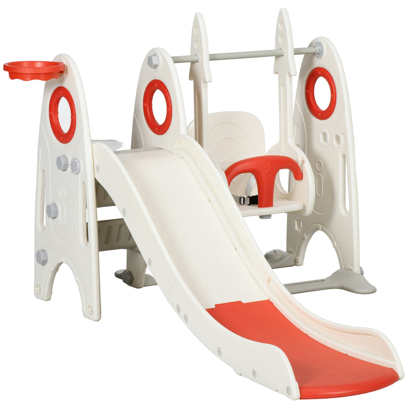 4-in-1 Toddler Playground Swing Set for Ages 1-3 Years Magic Cars 9