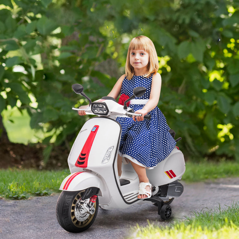 Licensed Vespa 6V Electric Motorcycle for Toddlers and Kids with Battery Magic Cars 8