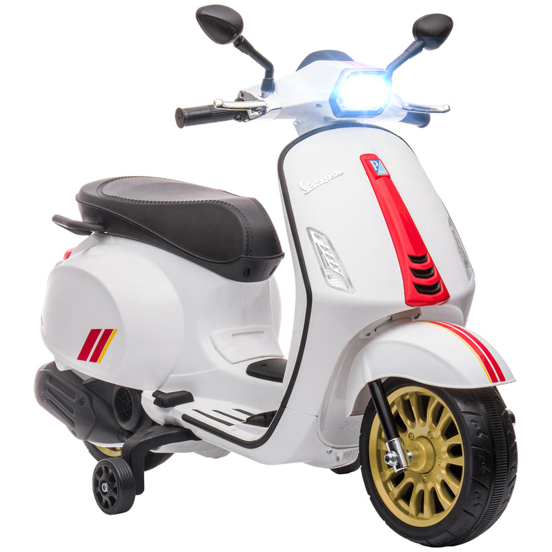 Licensed Vespa 6V Electric Motorcycle for Toddlers and Kids with Battery Magic Cars Variant 0