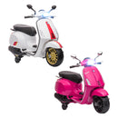 Licensed Vespa Electric Kids Motorcycle with Music and FM Radio Magic Cars 11
