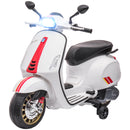 Licensed Vespa Electric Kids Motorcycle with Music and FM Radio Magic Cars 3