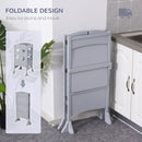 Wooden Foldable Kitchen Step Stool for Kids Toddler Helper Tower Magic Cars 1