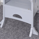 Wooden Foldable Kitchen Step Stool for Kids Toddler Helper Tower Magic Cars 4