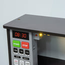 Wooden Kids Play Kitchen Set with Lights, Sounds and Pretend Washing Machine Magic Cars 6