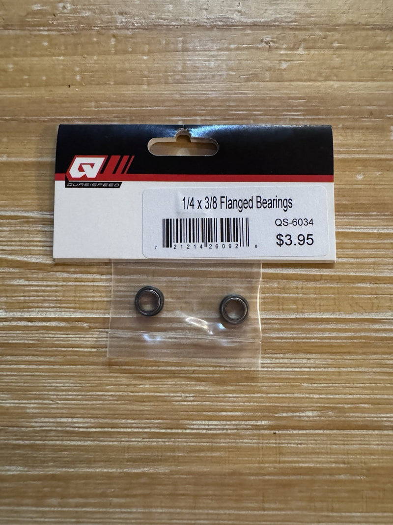 New Sealed 1/4 x 3/8 Flanged Bearings Model QS-6034 Magic Cars Variant 0