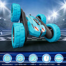 RacingFun 4WD Double-Sided Remote Control Car, 2.4GHz, 6.3 Inches, Blue Magic Cars 3