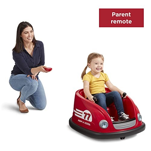 6V Battery-Powered Electric Remote Control Bumper Car Ride-On, Red Magic Cars 2