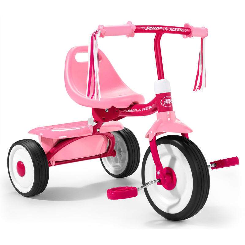 Radio Flyer Ready-to-Assemble Foldable 2-Go Trike with Storage Bin – 2 Pack Magic Cars Variant 0