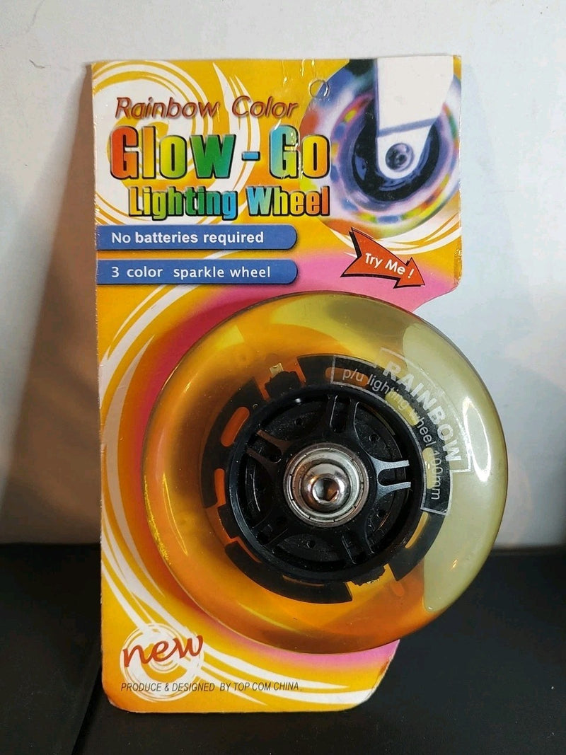 100mm Rainbow Color Glow Lighting Replacement Scooter Wheel Magic Cars 0