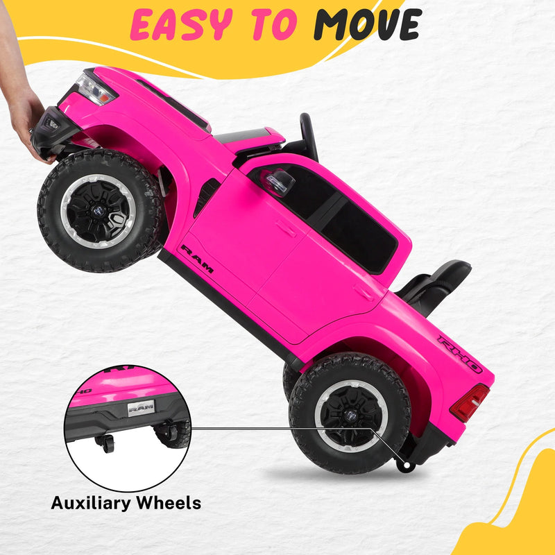 12V Powered Ride-On Truck Toy with Remote Control for Kids Magic Cars 8