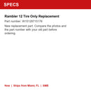 Rambler 12 Replacement Tire Magic Cars 6
