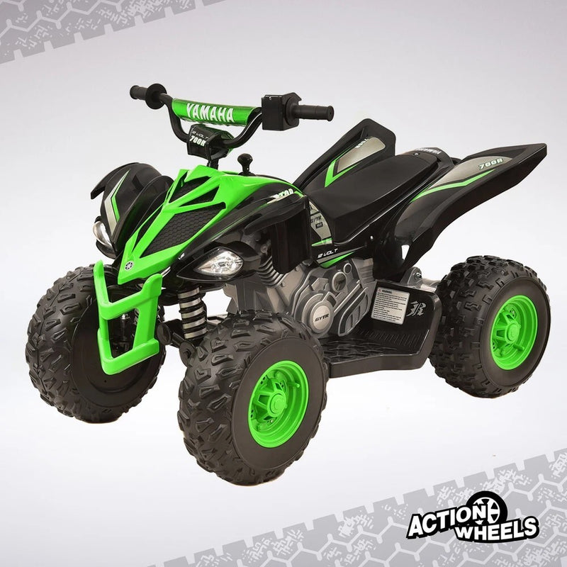 12V Powered Raptor ATV Ride-On Toy for Boys and Girls Ages 3+ with 5 MPH Speed Magic Cars 6