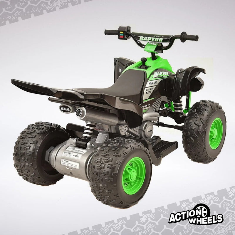 12V Powered Raptor ATV Ride-On Toy for Boys and Girls Ages 3+ with 5 MPH Speed Magic Cars 7