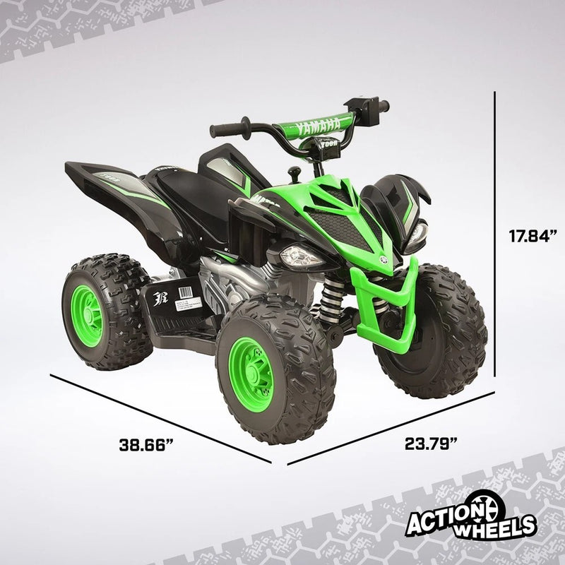 12V Powered Raptor ATV Ride-On Toy for Boys and Girls Ages 3+ with 5 MPH Speed Magic Cars 9