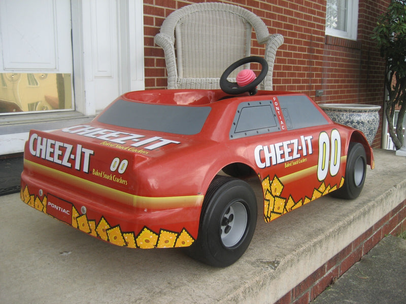 Vintage Original Cheez-It Battery-Powered Ride-On Car for Kids Outdoor Toy Magic Cars 0