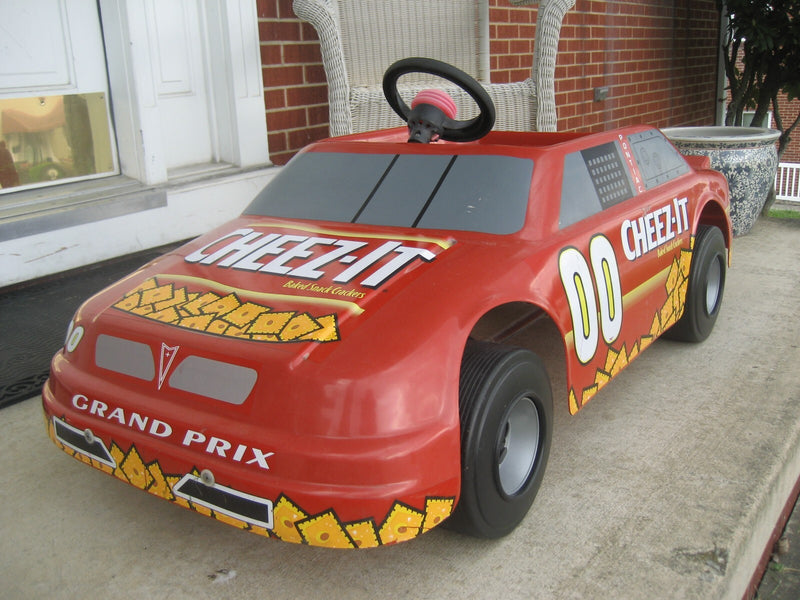 Vintage Original Cheez-It Battery-Powered Ride-On Car for Kids Outdoor Toy Magic Cars 10