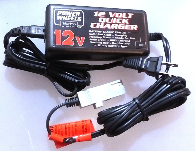 OEM Fisher-Price 12V 2.5A Quick Charger for Power Wheels Battery Model 00801-1429 Magic Cars Variant 0