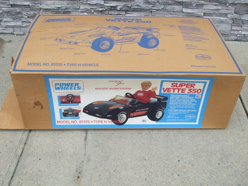 Power Wheels Super Vette 350 Battery Operated Ride-On Car for Kids Magic Cars 1