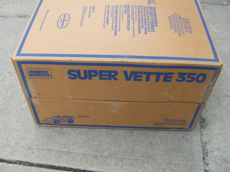 Power Wheels Super Vette 350 Battery Operated Ride-On Car for Kids Magic Cars 21