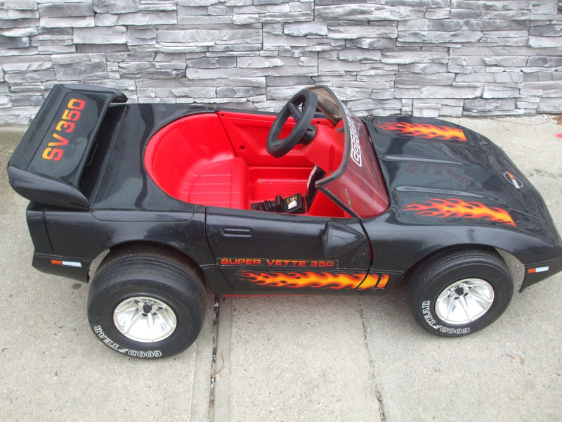 Power Wheels Super Vette 350 Battery Operated Ride-On Car for Kids Magic Cars 7