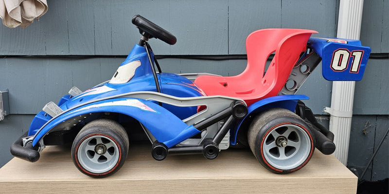 Vintage Hot Wheels Rally Kart 12V Electric Ride-On Toy Magic Cars 2